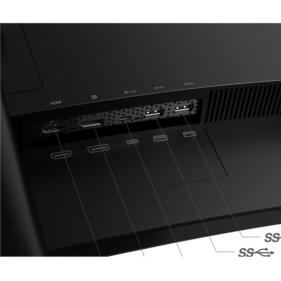 Lenovo Thinkvision T34W-20 86.4 Cm (34") 3440 X 1440 Pixels Ultrawide Quad Hd Led Black