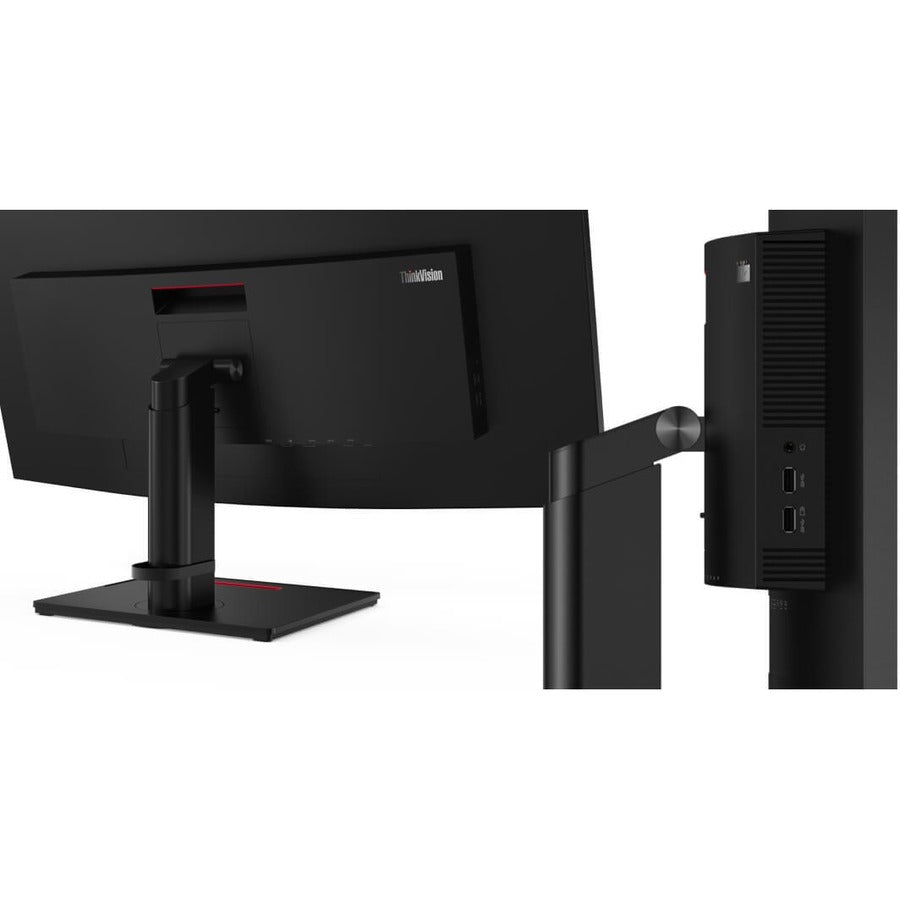 Lenovo Thinkvision T34W-20 86.4 Cm (34") 3440 X 1440 Pixels Ultrawide Quad Hd Led Black
