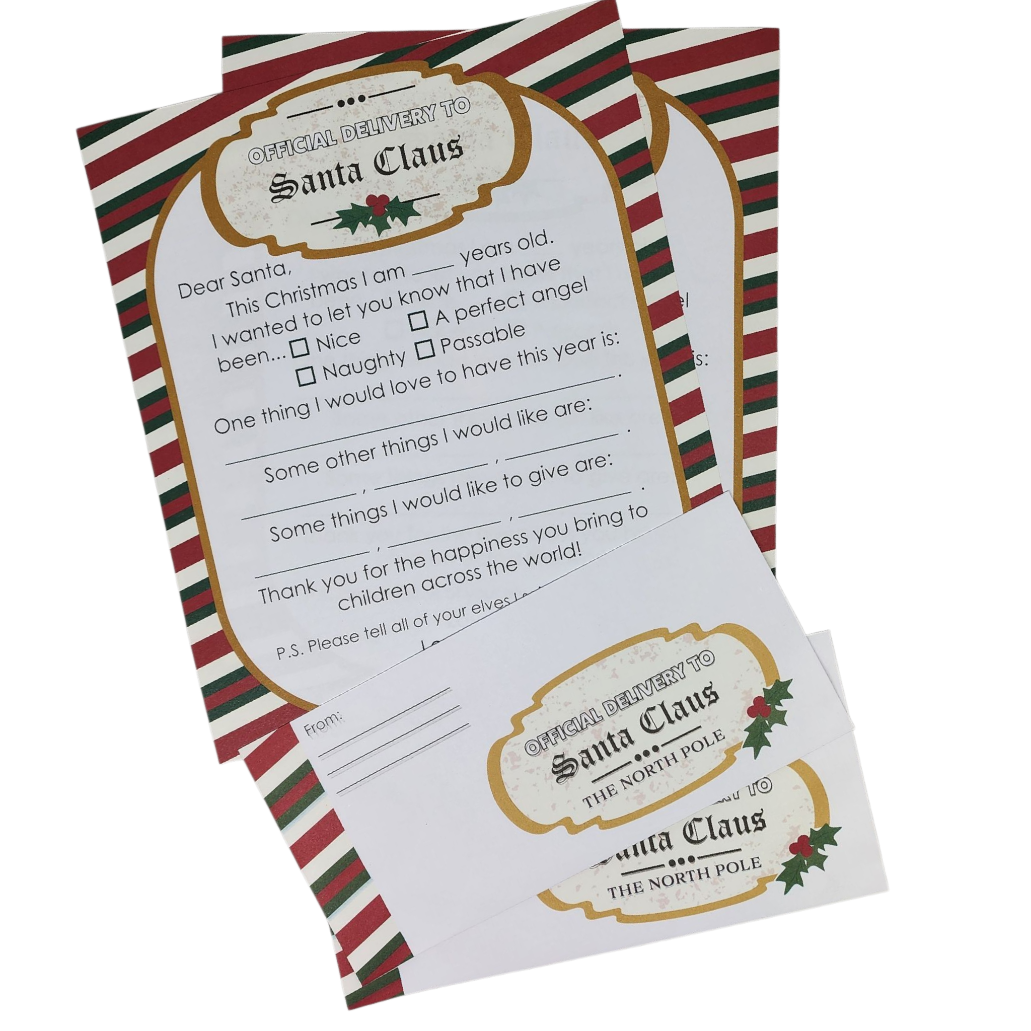 Letter to Santa Stationary