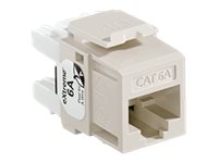 Leviton eXtreme 10G QuickPort Connector - Modular insert - CAT 6a - RJ-45 - light almond