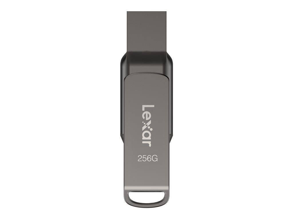 Lexar JumpDrive Dual Drive D400 - USB flash drive - 256 GB - USB 3.1 / USB-C LJDD400256G-BNQNU