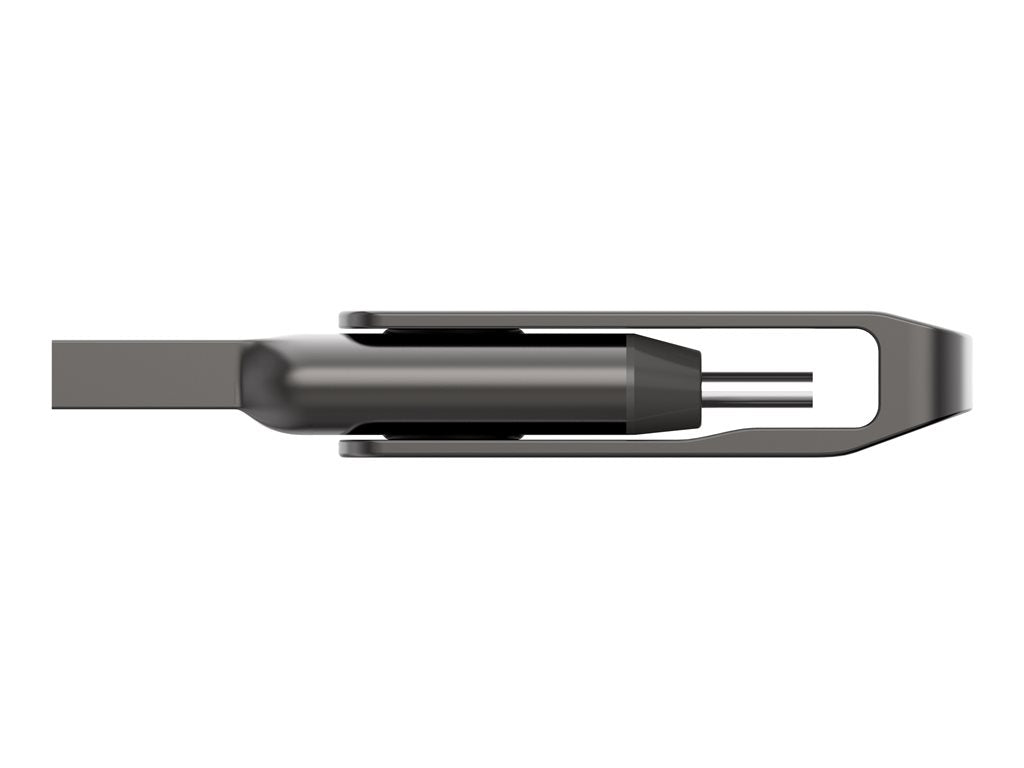 Lexar JumpDrive Dual Drive D400 - USB flash drive - 256 GB - USB 3.1 / USB-C LJDD400256G-BNQNU