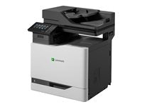 Lexmark CX820 CX820de Laser Multifunction Printer-Color-Copier/Fax/Scanner-52 ppm Mono/52 ppm Color Print-2400x600 Print-Automatic Duplex Print-200000 Pages Monthly-650 sheets Input-Color Scanner-1200 Optical Scan-Color Fax-Gigabit Ethernet 42K0177