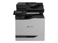 Lexmark CX820 CX820de Laser Multifunction Printer-Color-Copier/Fax/Scanner-52 ppm Mono/52 ppm Color Print-2400x600 Print-Automatic Duplex Print-200000 Pages Monthly-650 sheets Input-Color Scanner-1200 Optical Scan-Color Fax-Gigabit Ethernet 42K0177