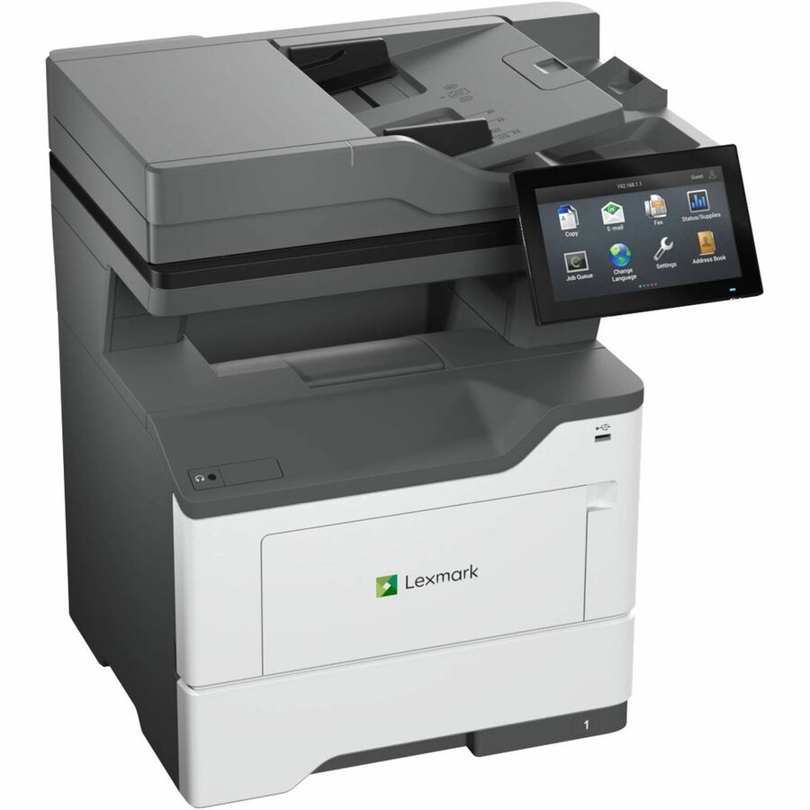 Lexmark MX632adwe Wired & Wireless Laser Multifunction Printer - Monochrome - TAA 38S0900