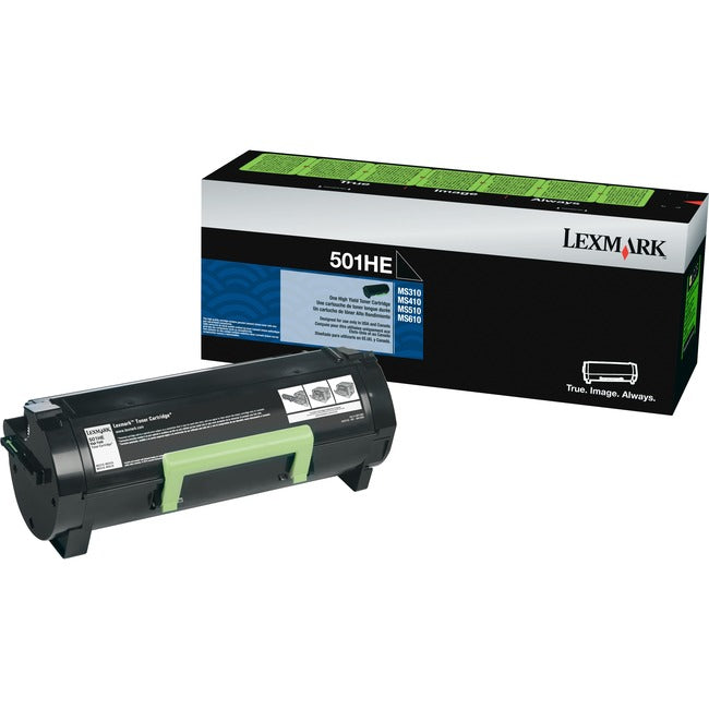 Lexmark Unison Original High Yield Laser Toner Cartridge - Return Program - Black Pack 50F1H0E