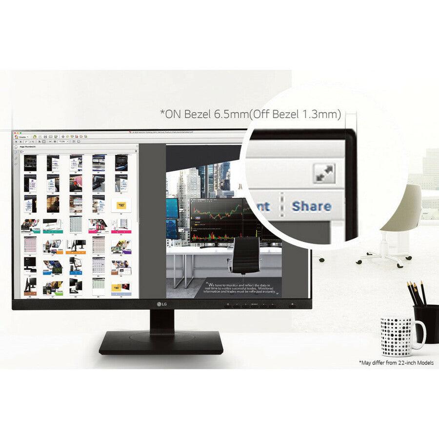 Lg 24Bk750Y-B Led Display 61 Cm (24") 1920 X 1080 Pixels Full Hd Black