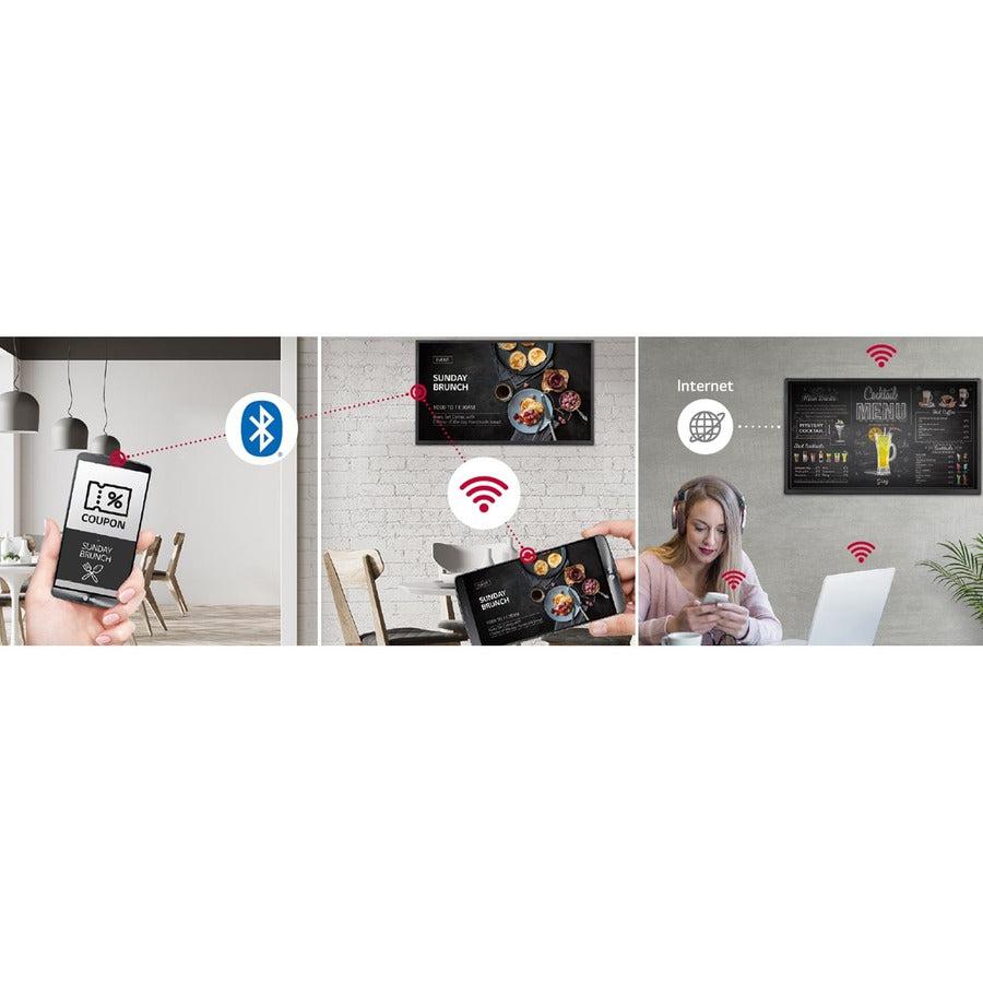 Lg 32Sm5J-B Signage Display Digital Signage Flat Panel 81.3 Cm (32") Ips Wi-Fi 400 Cd/M² Full Hd Black 24/7