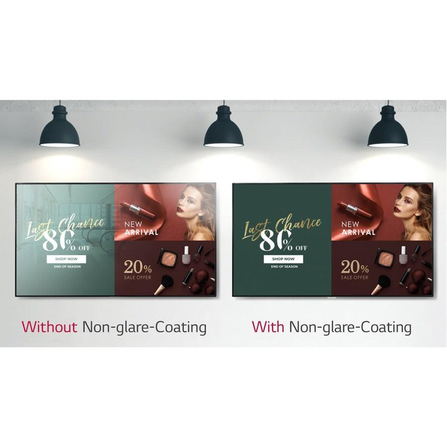 Lg 43Uh5F-H Signage Display Digital A-Board 109.2 Cm (43") Ips 500 Cd/M² 4K Ultra Hd Black Web Os 24/7