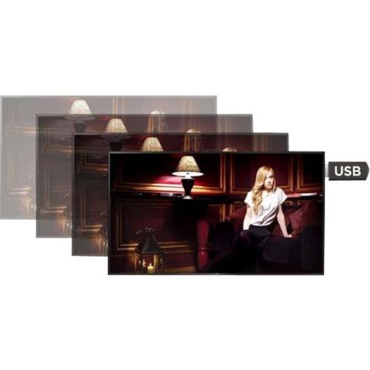 Lg 55Ur340C9Ud Signage Display Digital Signage Flat Panel 139.7 Cm (55") Ips Wi-Fi 4K Ultra Hd Blue Web Os