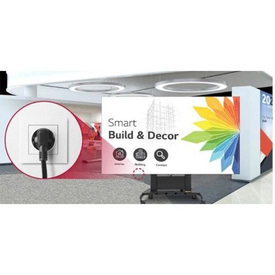 Lg Laec015-Gn Signage Display Digital Signage Flat Panel 3.45 M (136") Led Wi-Fi 500 Cd/M² Full Hd Black