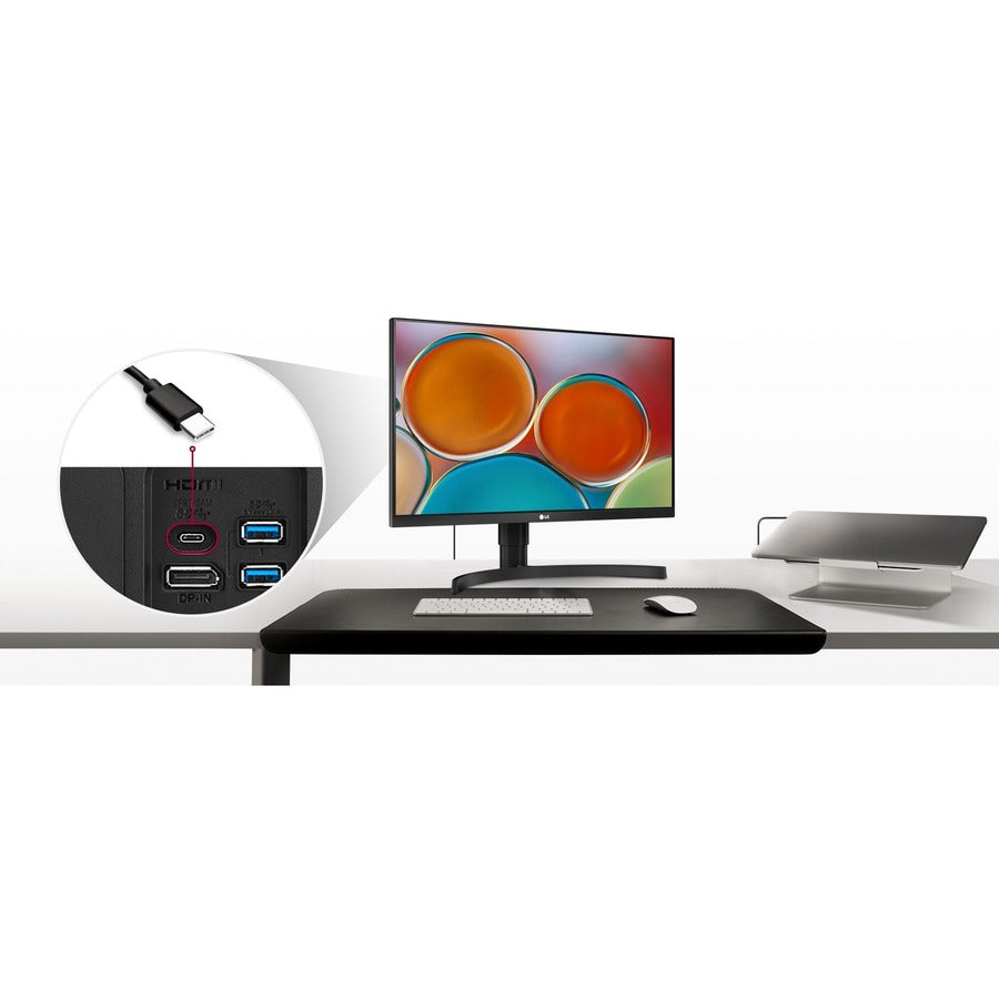 Lg Ultrawide 27Bn85Un-B 27" 4K Uhd Curved Screen Led Gaming Lcd Monitor - 16:9 - Textured Black