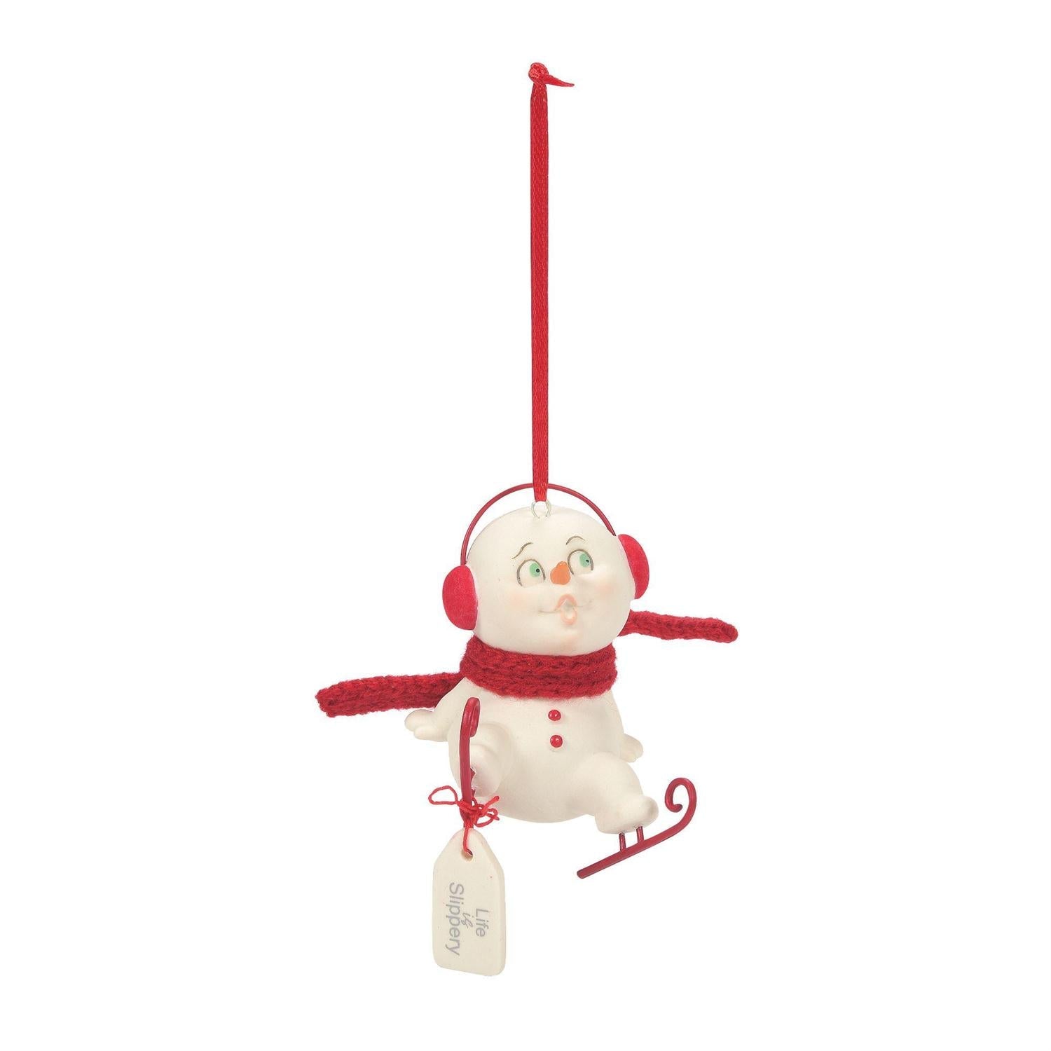 Life Is Slippery Ornament
