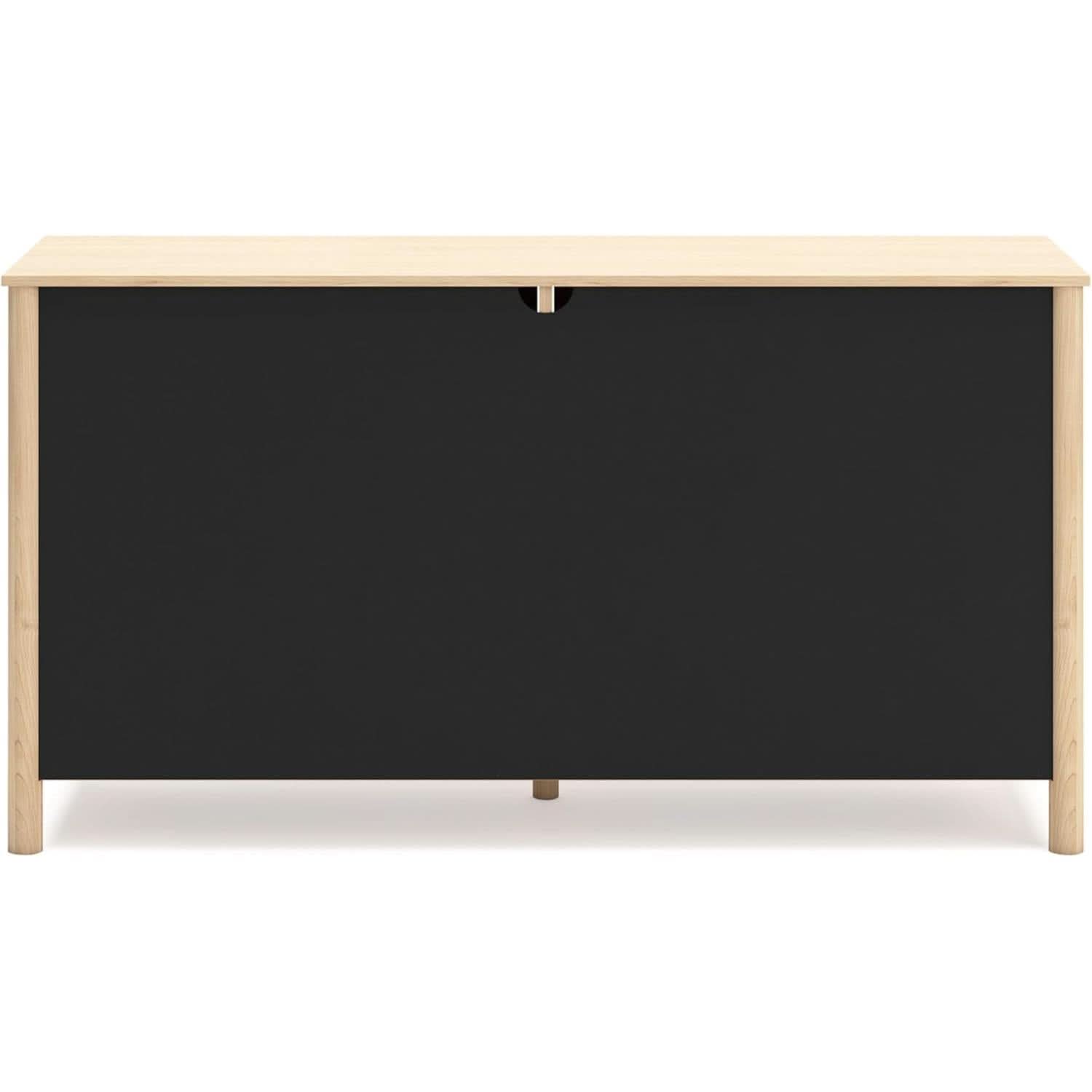 Light Brown Six Drawer Dresser For Bedroom Storage