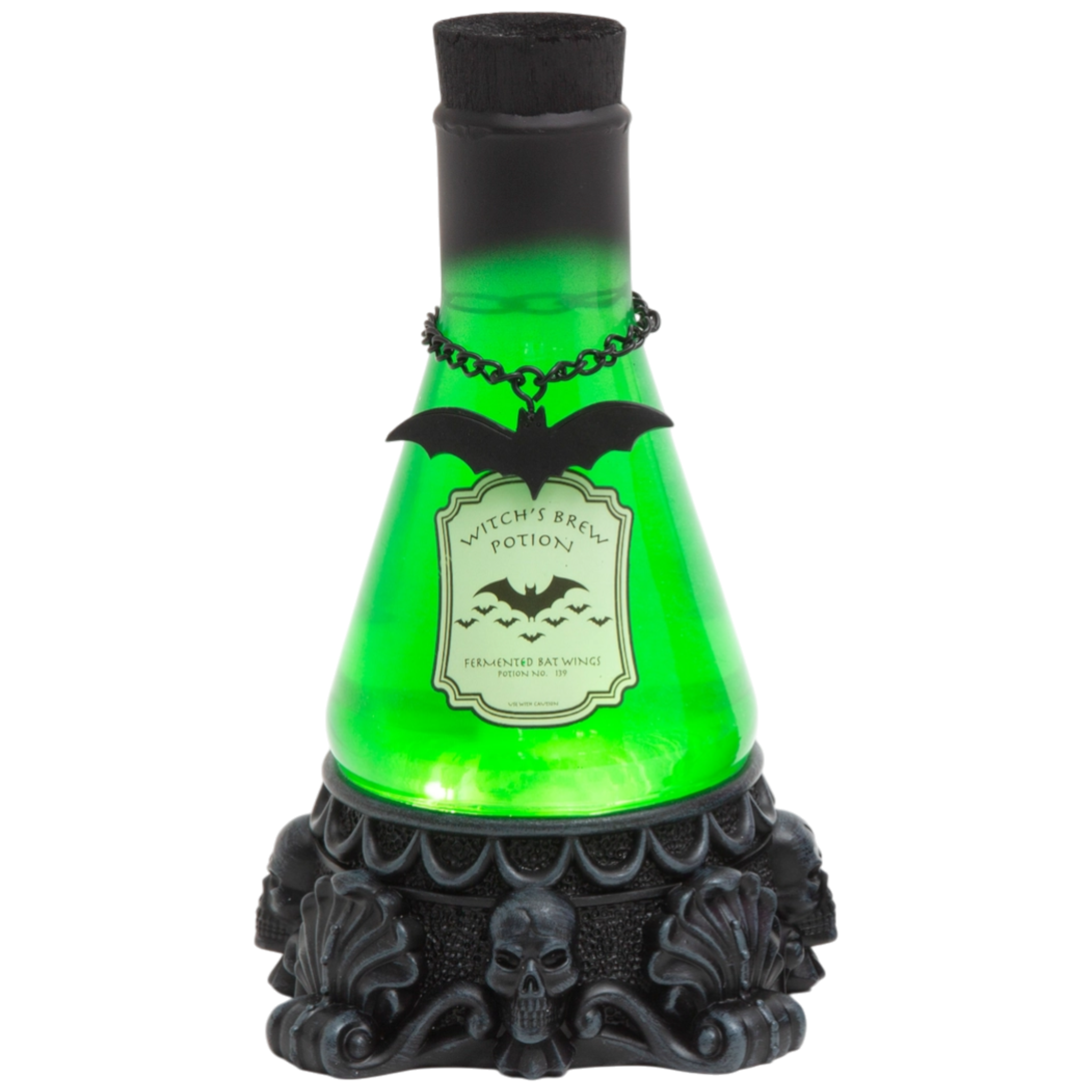 Lighted Halloween Spinning Smoky Potion Waterglobe -