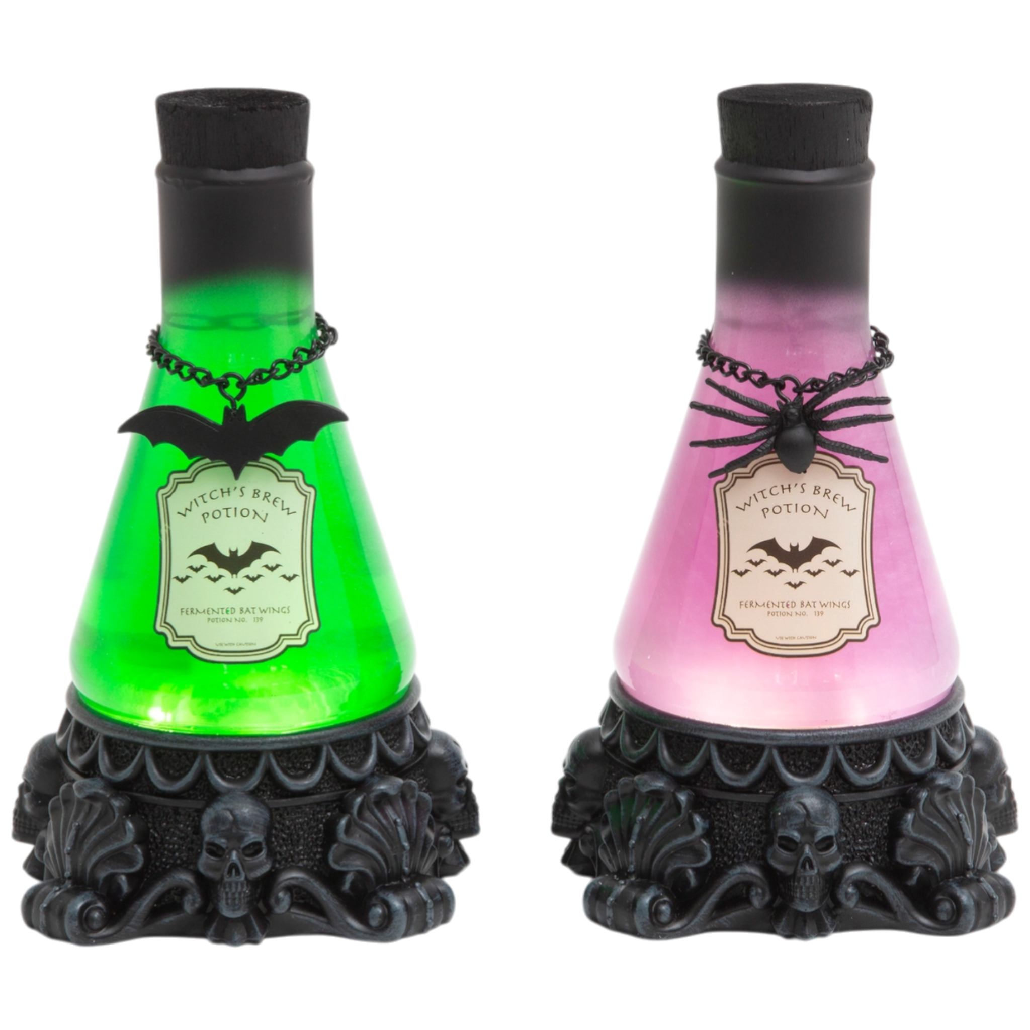 Lighted Halloween Spinning Smoky Potion Waterglobe -