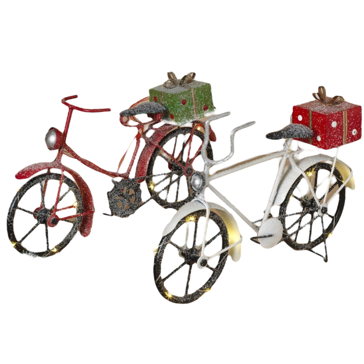 Lighted Holiday Bicycle Decoration -