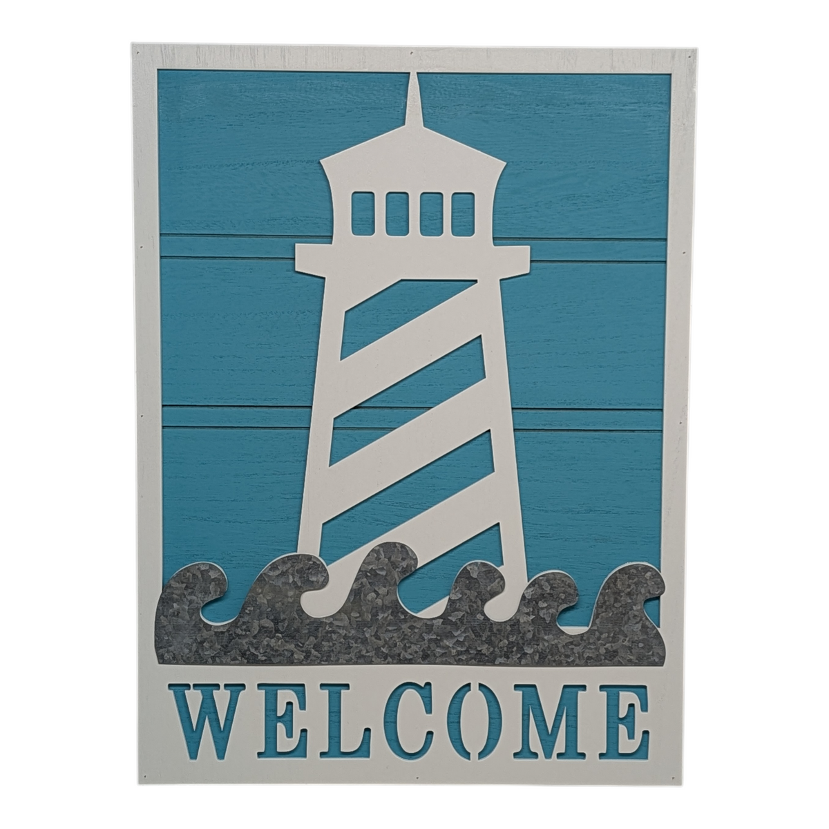 Lighthouse Design Welcome Wall Sign