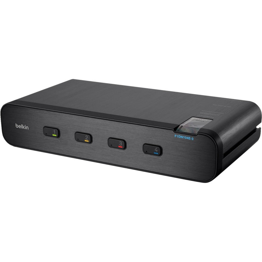 Linksys F1DN104E-3 - Advanced Secure Dual-Head DVI-I KVM Switch; 4-Port, PP3.0