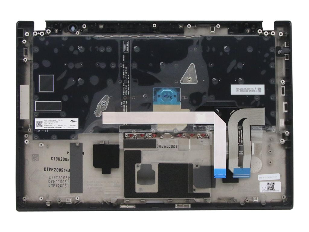 Lite-On - Notebook replacement keyboard - backlit - English - black - with top cover - for ThinkPad T14s Gen 1 20T0,