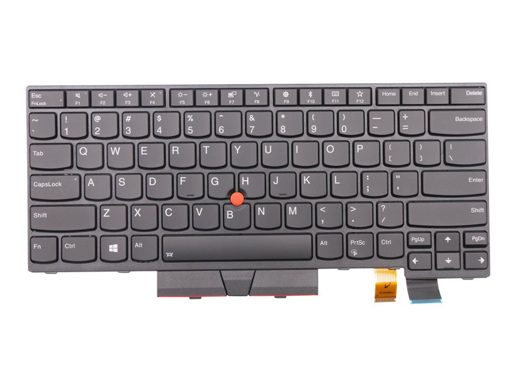 Lite-On - Notebook replacement keyboard - with Trackpoint - backlit - QWERTY - US - FRU - for ThinkPad T480 20L5, 20L6