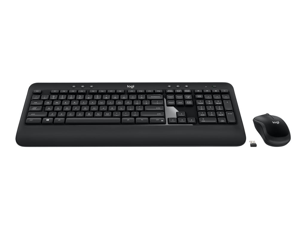 Logitech Advanced Combo - Keyboard and mouse set - backlit - wireless