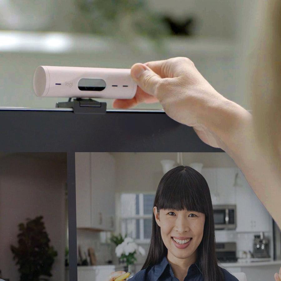 Logitech BRIO 500 Webcam - 4 Megapixel - 60 fps - Rose - USB Type C