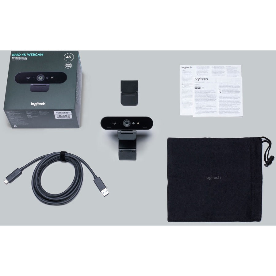 Logitech Brio Webcam 90 fps- USB Type A 960-001390