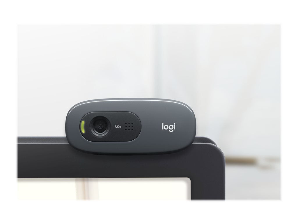 Logitech C270 HD Webcam - Webcam - color - 1280 x 720 - 720p - audio - USB 2.0 - academic