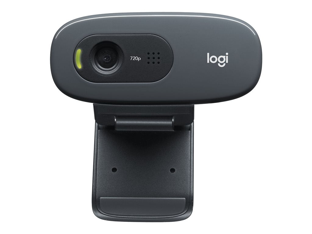Logitech C270 HD Webcam - Webcam - color - 1280 x 720 - 720p - audio - USB 2.0 - academic