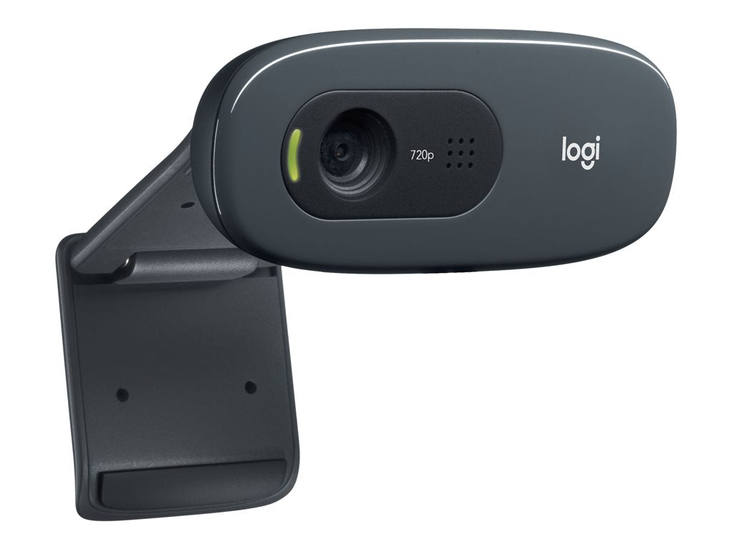 Logitech C270 HD Webcam - Webcam - color - 1280 x 720 - 720p - audio - USB 2.0 - academic