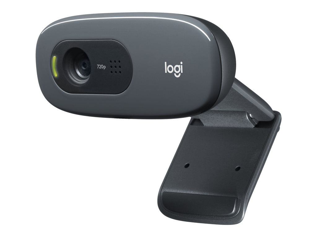 Logitech C270 HD Webcam - Webcam - color - 1280 x 720 - 720p - audio - USB 2.0 - academic