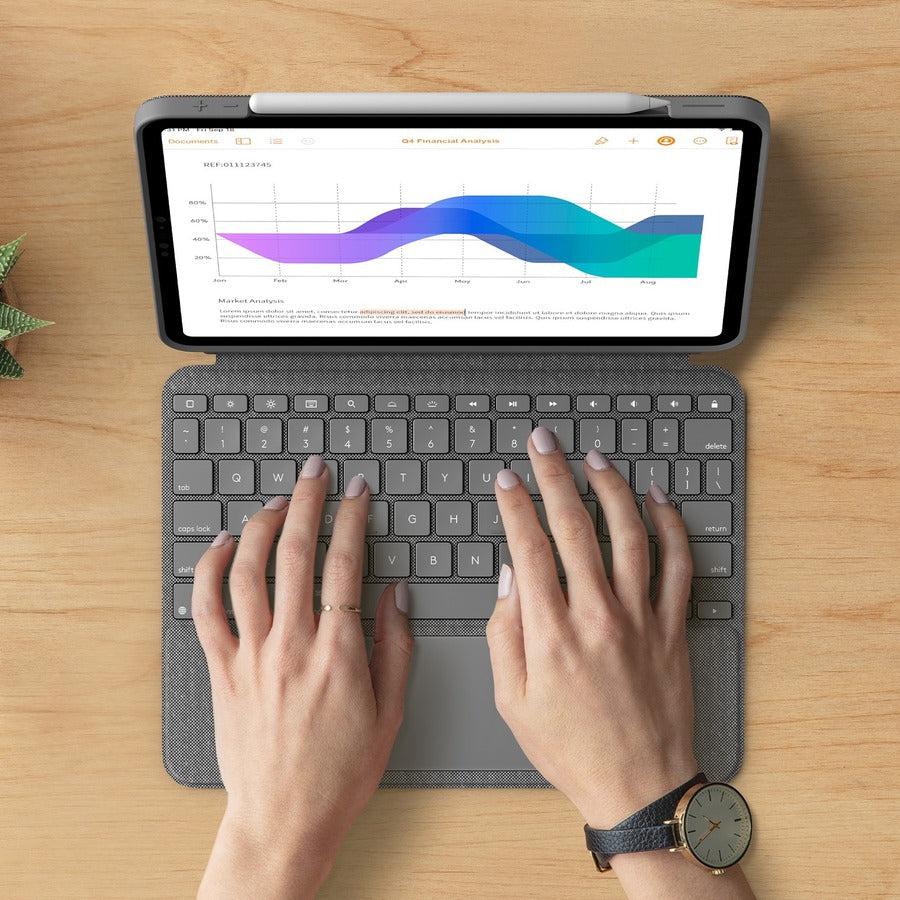 Logitech Combo Touch Keyboard/Cover Case for 11 Apple 920-010095