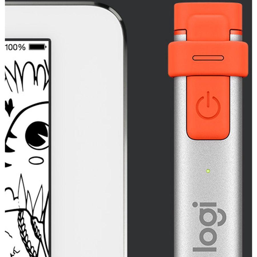 Logitech Crayon Stylus Pen 20 G Orange, Silver