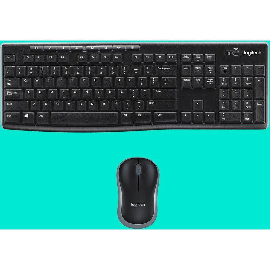 Logitech Desktop Mk270 Wireless Mouse & Keyboard Combo