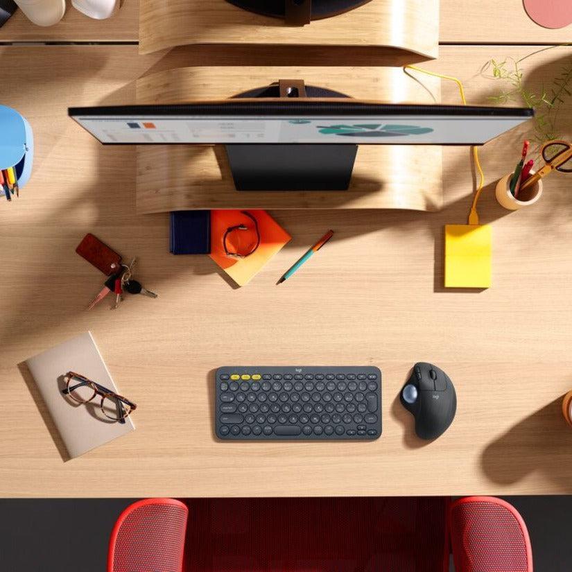 Logitech Ergo M575 Mouse Right-Hand Rf Wireless+Bluetooth Trackball 2000 Dpi