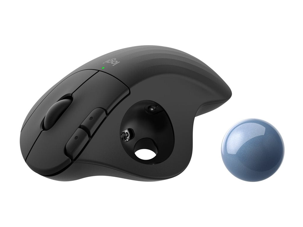 Logitech Ergo Series ERGO M575 - Trackball - optical - 5 buttons - wireless - Bluetooth, 2.4 GHz - USB wireless receiver