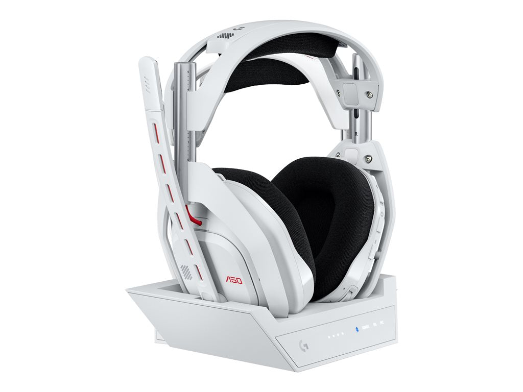 Logitech G Astro A50 - 5th generation - headset - full size - Bluetooth / LIGHTSPEED - wireless - white