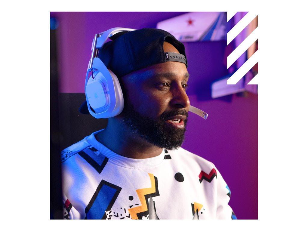 Logitech G Astro A50 - 5th generation - headset - full size - Bluetooth / LIGHTSPEED - wireless - white