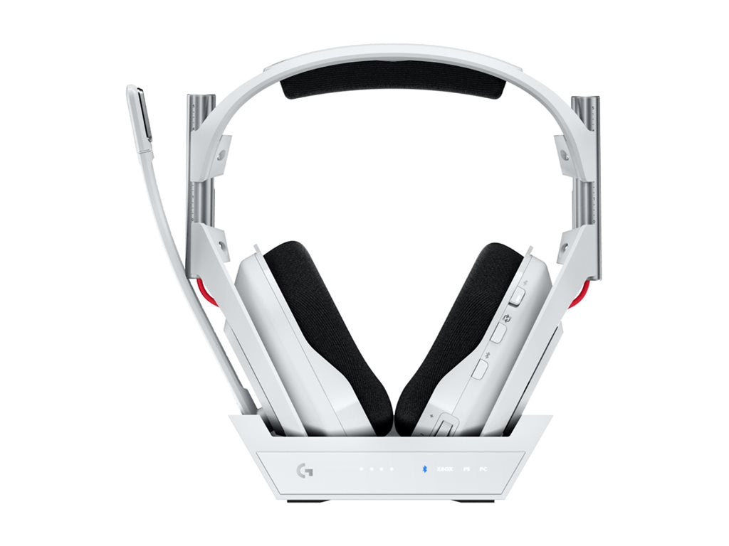 Logitech G Astro A50 - 5th generation - headset - full size - Bluetooth / LIGHTSPEED - wireless - white