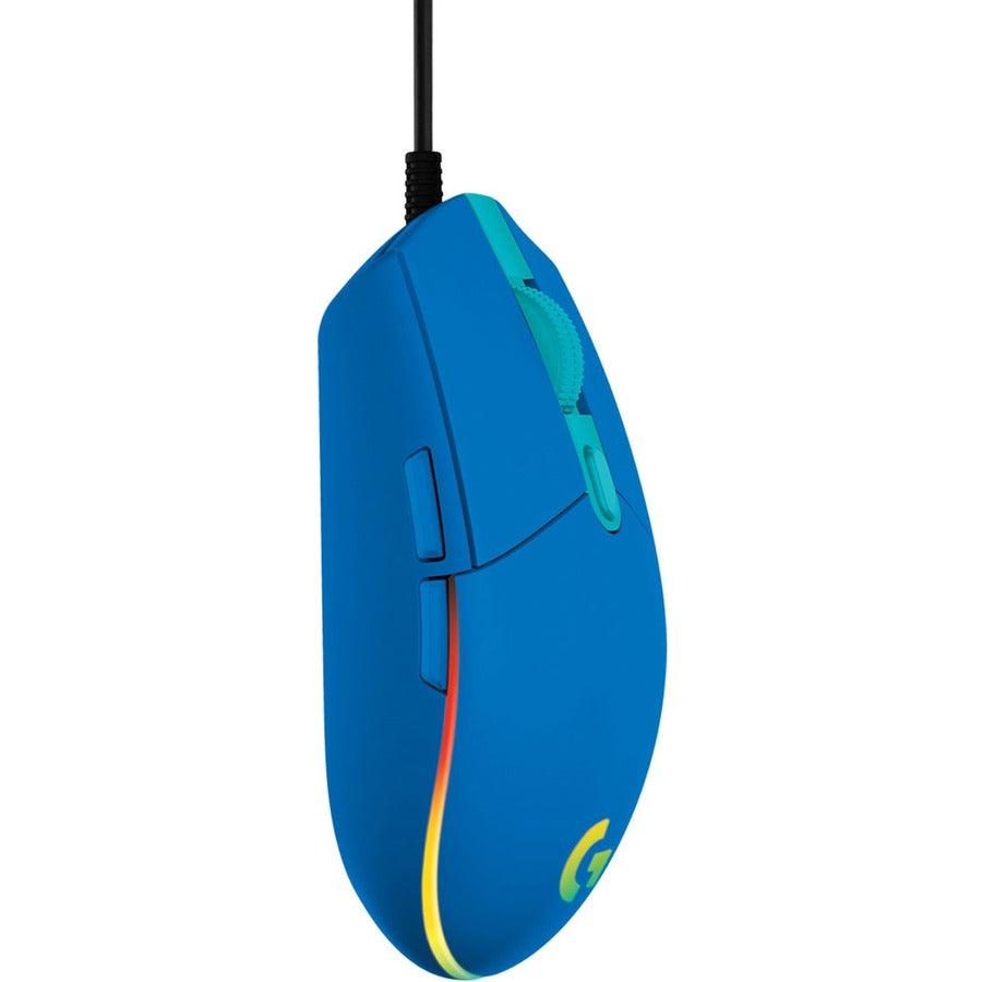 Logitech G G203 Lightsync Mouse Ambidextrous Usb Type-A 8000 Dpi