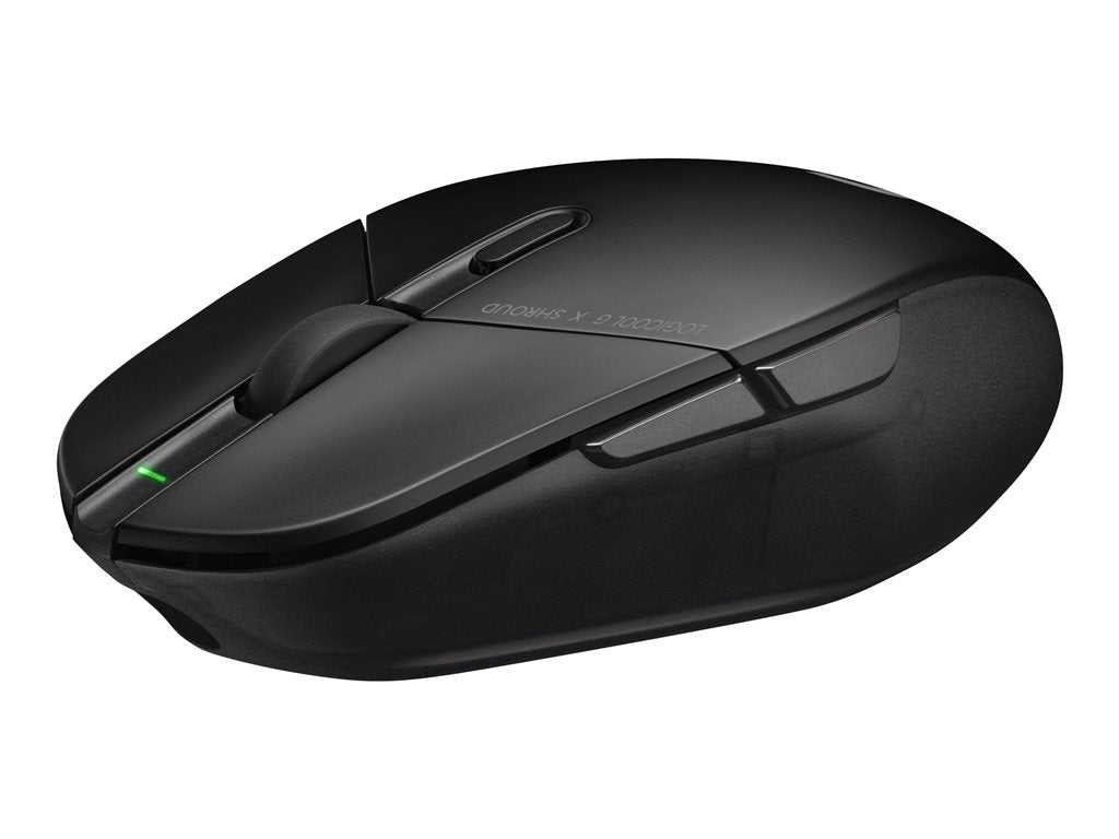 Logitech G G303 Shroud Edition - Mouse - optical - wireless, wired - USB, 2.4 GHz - USB Logitech LIGHTSPEED receiver