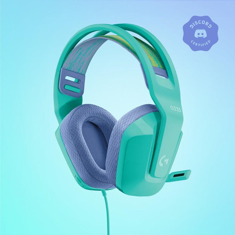 Logitech G G335 Headset Wired Head-Band Gaming Mint Colour