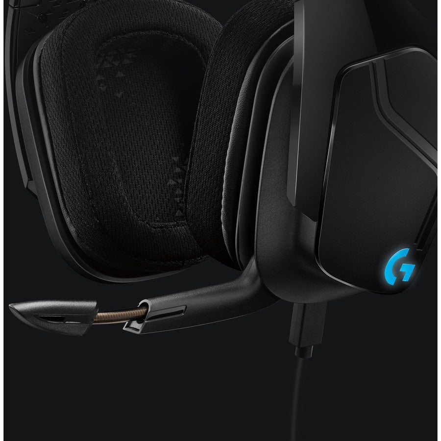 Logitech G G635 7.1 Surround Sound Lightsync Gaming Headset Wired Head-Band Black, Blue