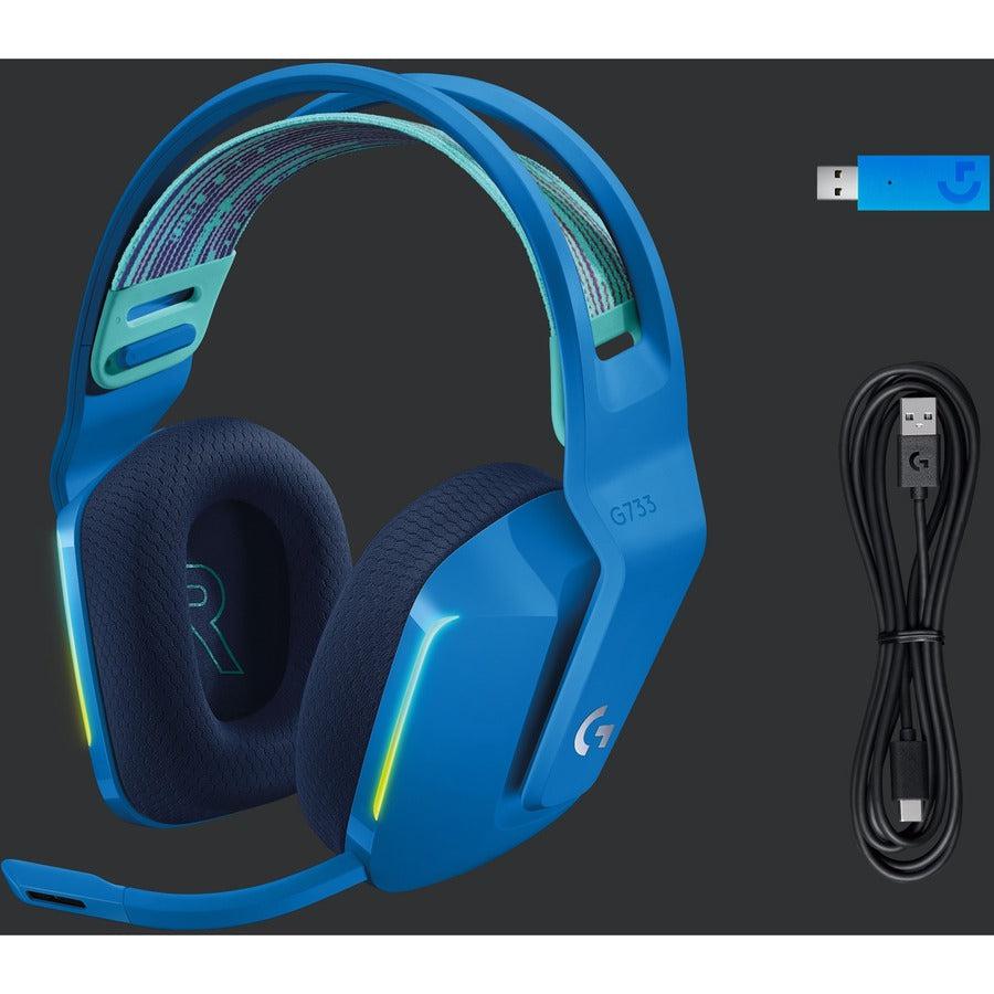 Logitech G G733 Wireless Headset Head-Band Gaming Blue