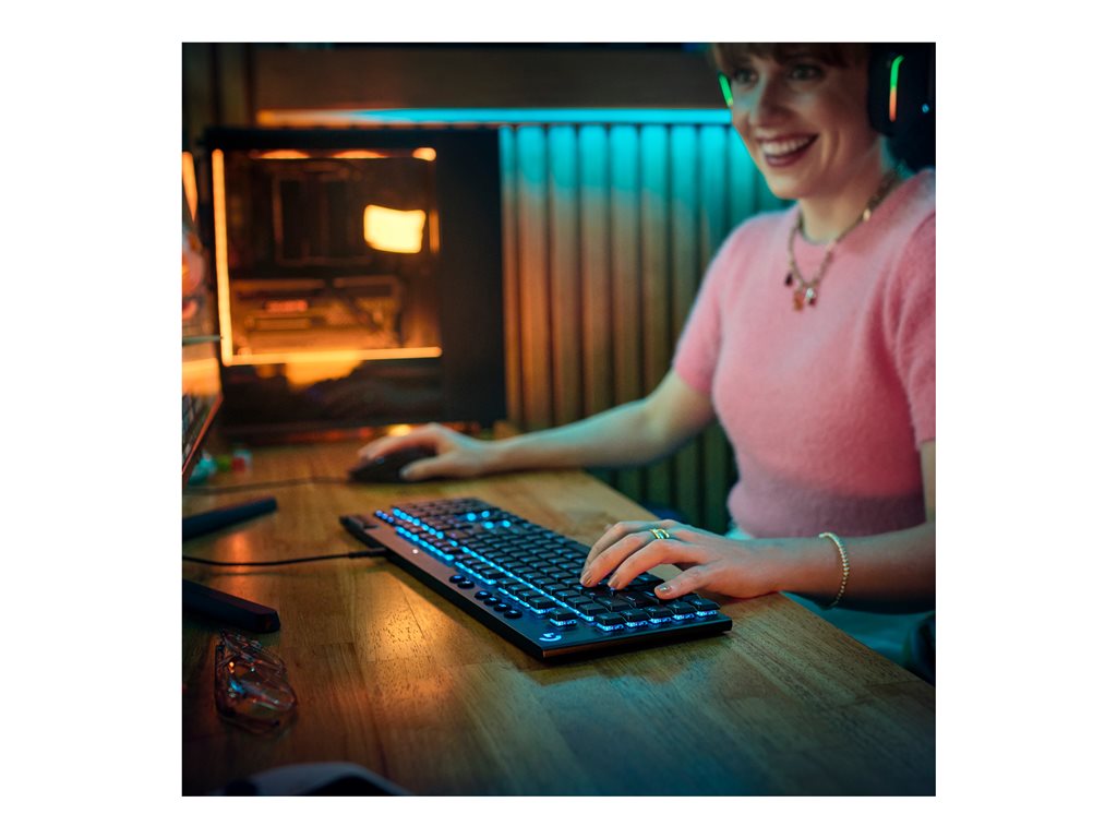 Logitech G G915 X - Keyboard - backlit - USB - QWERTY - English - black 920-012950