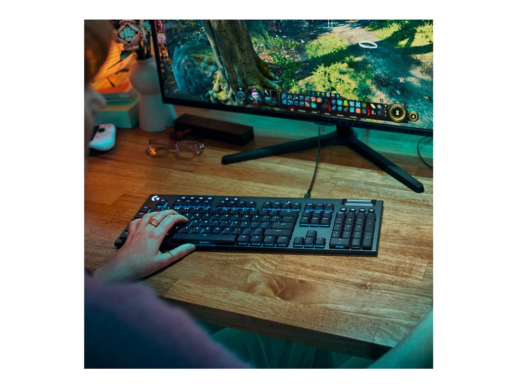 Logitech G G915 X - Keyboard - backlit - USB - QWERTY - English - black 920-012950
