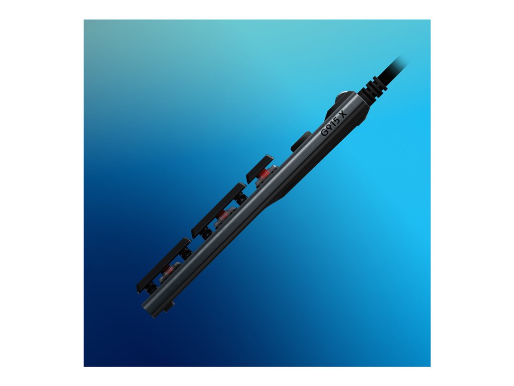 Logitech G G915 X - Keyboard - backlit - USB - QWERTY - English - black 920-012950