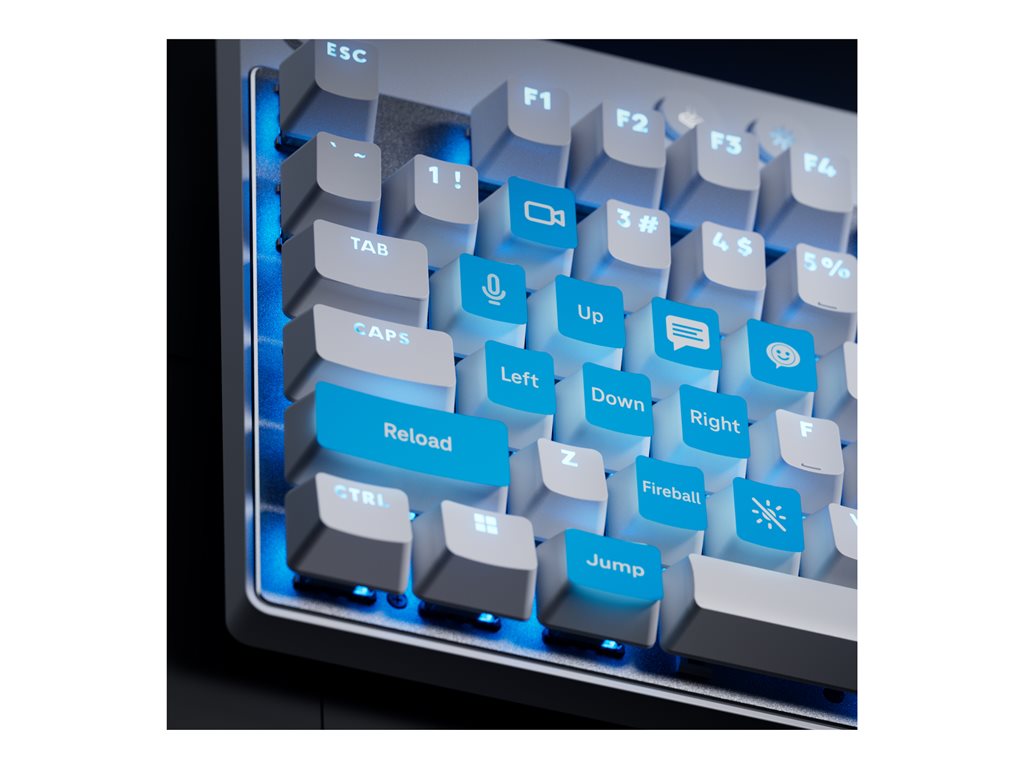 Logitech G PRO X RAPID - Keyboard - gaming - TKL - backlit - USB - QWERTY - English - key switch: Linear - white