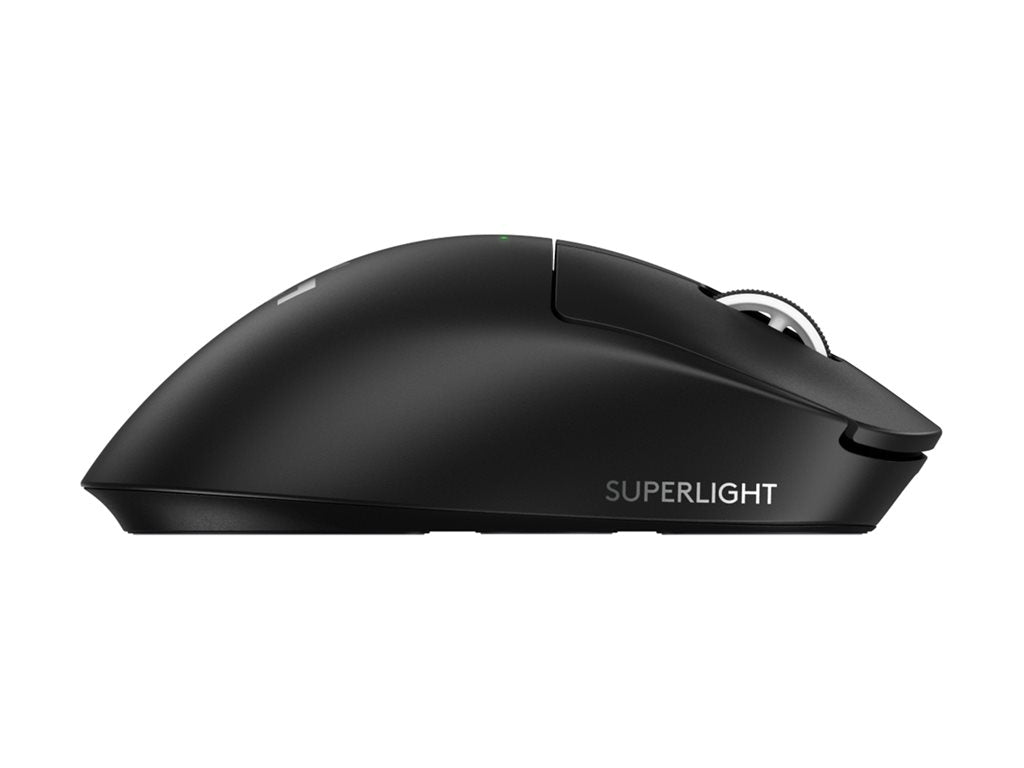 Logitech G PRO X SUPERLIGHT 2 DEX - Mouse - gaming - ergonomic - right-handed - optical - 5 buttons - wireless, wired - 2.4 GHz, 910-007328